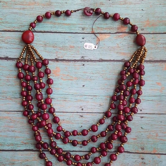 Jewelry - 2 for $55 Handcrafted eco-friendly necklace with earrings